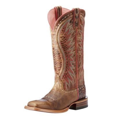 Ariat Vaquera Kahverengi Western Csizma Bayan (32675-283)